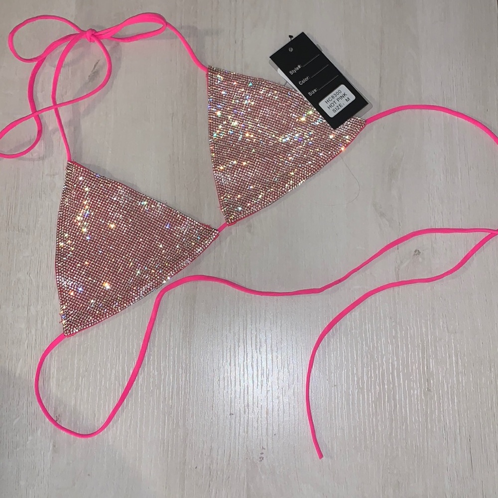 Sparkly Hot Pink Top